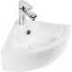 Угловая раковина Bond Corner S91-320 32см белый