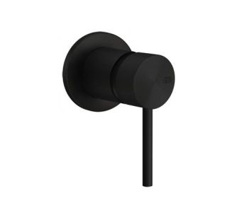 Встраиваемый смеситель для раковины Gessi Flessa 54019.299 чёрный матовый