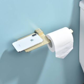 Держатель для туалетной бумаги Raglo R301.03.03 золотой сатин