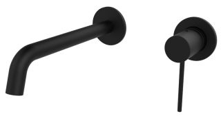 Встраиваемый смеситель для раковины Raiber Graceful RPB-004 чёрный матовый