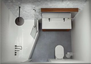 Акриловая ванна Riho Rethink Space Plug and Play B113005005 R 170х90см белый