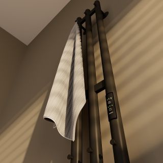 Электрический полотенцесушитель Altasan Арго  Арго12017ЧМ Черный муар 120х17