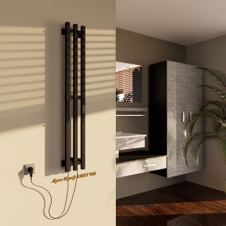 Электрический полотенцесушитель Altasan АргоПроф  АргоПроф12017ЧМ Черный муар