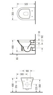 Подвесной унитаз Serel Nita NT23SL белый