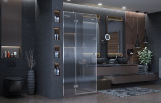 Душевой уголок Ambassador Diamond 12011104R 120x80см правый хром/прозрачное