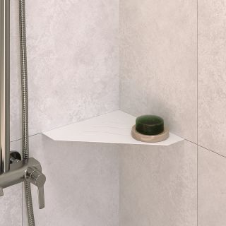 Металлическая полка RGW MT-03W 49279903-01 угловая Белая