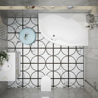 Акриловая ванна Triton Мари Щ0000046123 170x110 см L белый