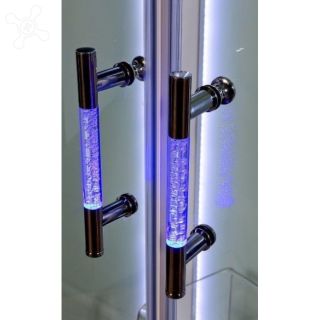 Душевая кабина Deto А01 с LED и гидромассажем 100х100х220 см