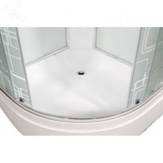 Душевая кабина Deto ЕМ2710 LED с гм. 100х100х220 см