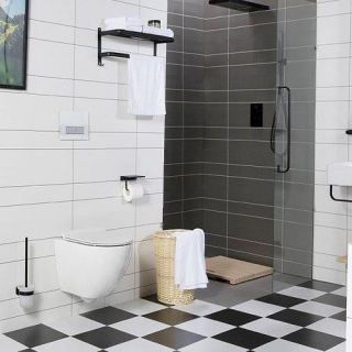 Подвесной унитаз Ceramalux TR0199 безободковый белый