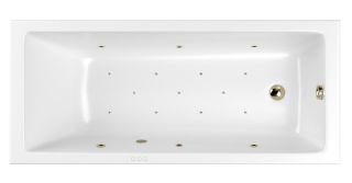 Гидромассажная ванна Whitecross Wave Slim 0111.160080.100.RELAX.BR 160x80см Relax бронза
