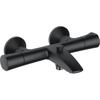 Смеситель для ванны и душа Kludi Zenta 351013938 с термостатом Черный матовый