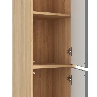 Пенал подвесной Onika Дайлер 403569 35см графит/дуб сонома