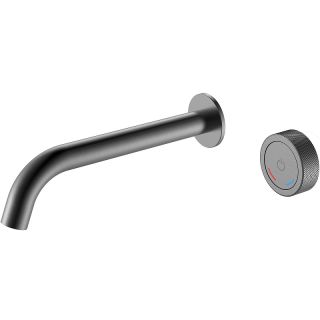 Смеситель для раковины встраиваемый Boheme Tech 158/2-GM антрацит