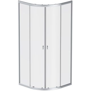 Душевой уголок AM.PM X-Joy Twin Slide 80х80 W88G-205-080MT64 профиль Хром матовый стекло прозрачное