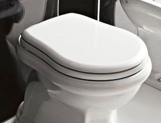 Сиденье для унитаза Kerasan Retro 109301 с крышкой белой