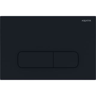 Комплект унитаза с инсталляцией Aquatek Set Aquatek Европа cmp017 с сиденьем Микролифт и Черной матовой клавишей смыва