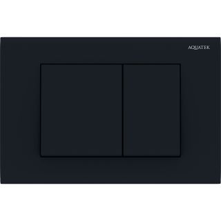 Комплект унитаза с инсталляцией Aquatek Set Aquatek Лея-012 4в1 с сиденьем Микролифт и Черной матовой клавишей смыва