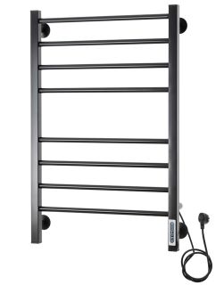 Полотенцесушитель электрический Domoterm Куба DMT П8 50 0x800 EK R чёрный