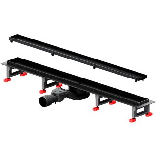 Душевой лоток AM.PM MasterFlow 80 W01SC-U11-080-04BM с Черной матовой решеткой / под плитку Tile