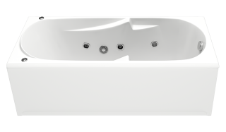 Акриловая ванна Bas Нептун 170x70 см с каркасом