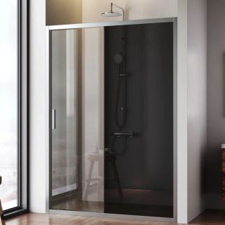 Душевая дверь Am.Pm Gem W90G-140-1-195MG 140 см цвет профиля хром матовый стекло тонированное
