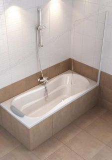 Шторка на ванну Ravak Pivot PVS1-80 79840C00Z1 Transparent профиль хром