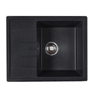 Мойка кухонная Reflexion Plato 57-CL RX1457СL уголь