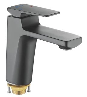 Смеситель для раковины Shevanik S8901H чёрный