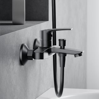 Смеситель для ванны и душа Damixa Eclipse 2.0 481000300 черный