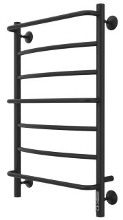 Электрический полотенцесушитель Larusso Евромикс П7 50x80см чёрный матовый 4670078536488