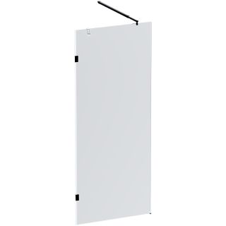 Душевая перегородка AM.PM X-Joy 80 W94UWI-80-F1-BTE профиль Черный матовый стекло прозрачное