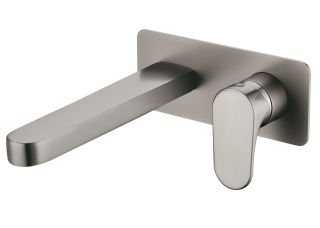 Смеситель встраиваемый Boheme Spectre для раковины никель 455-NB