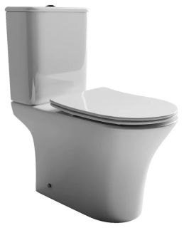 Напольный унитаз Ceramica Nova Fortuna CN9001 безободковый белый