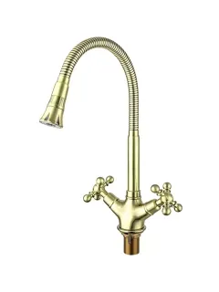 Смеситель для раковины Gappo G4089-6 золото