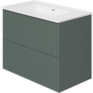 Тумба под раковину La Fenice Terra FNC-01-TER-G-80-2 Серо-зеленая 80 см