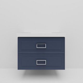 Тумба под раковину La Fenice Cubo FNC-01-CUB-BG-100-2 Синяя матовая 100 см