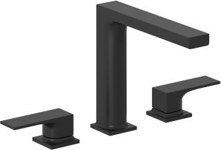 Смеситель для раковины Kludi Decus 543933975 чёрный матовый