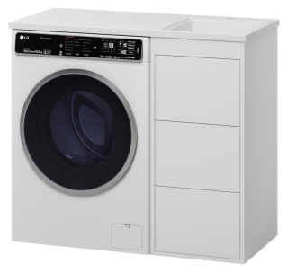 Напольная тумба под раковину Brevita Grafit УТ000015080 40 см белый