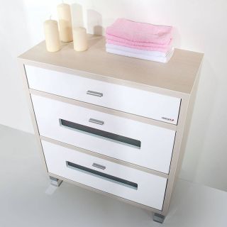 Комод для ванной Бриклаер Бали 4627125412059 70 см светлая лиственница/белый