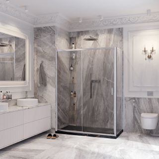 Душевой уголок Ambassador Forsa 17021117AX-90AX 110x90см хром/прозрачное