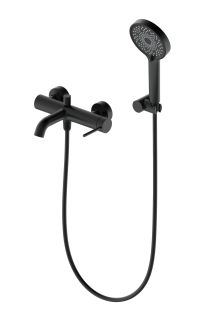 Смеситель для ванны с душем Wonzon & Woghand Stick WW-88639017-MB чёрный матовый