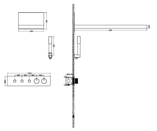 Душевой комплект Boheme Fusion 131-CR с термостатом хром