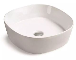 Раковина накладная SantiLine SL-1048 44см белый