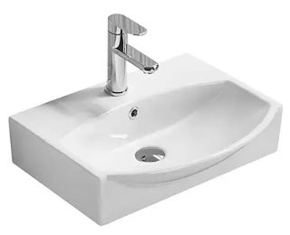 Раковина накладная SantiLine SL-2024 50см белый