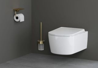 Держатель для туалетной бумаги Kludi Vela R 58971N0 брашированное золото