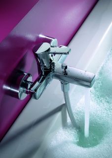 Смеситель для ванны и душа Kludi Zenta хром 386700575