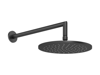 Верхний душ Gessi Anello 63348.299 25 см чёрный матовый