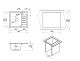 Мойка кухонная Granula Standart 5803, БАЗАЛЬТ