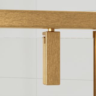 Душевой уголок RGW HO-088Gb 350608899-26 90x90 см брашированное золото